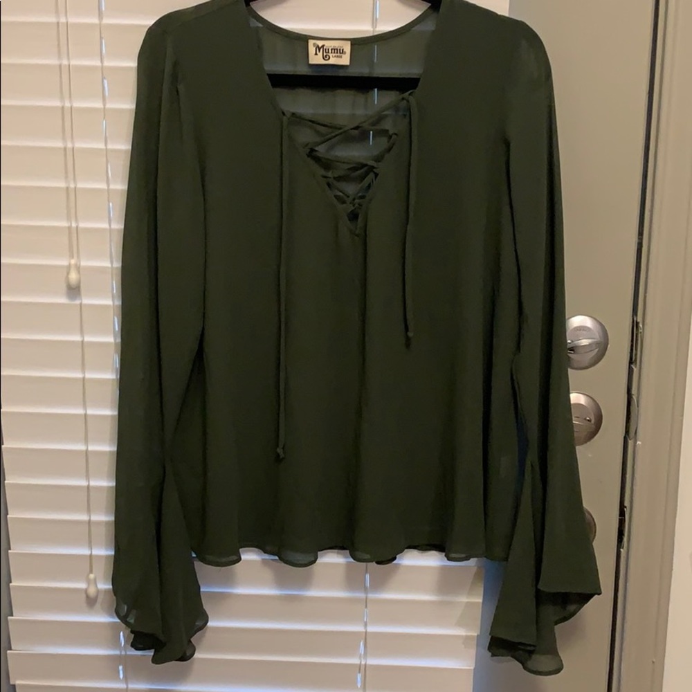 NWOT Show Me Your Mumu Zuko Top size large - Picture 2 of 6